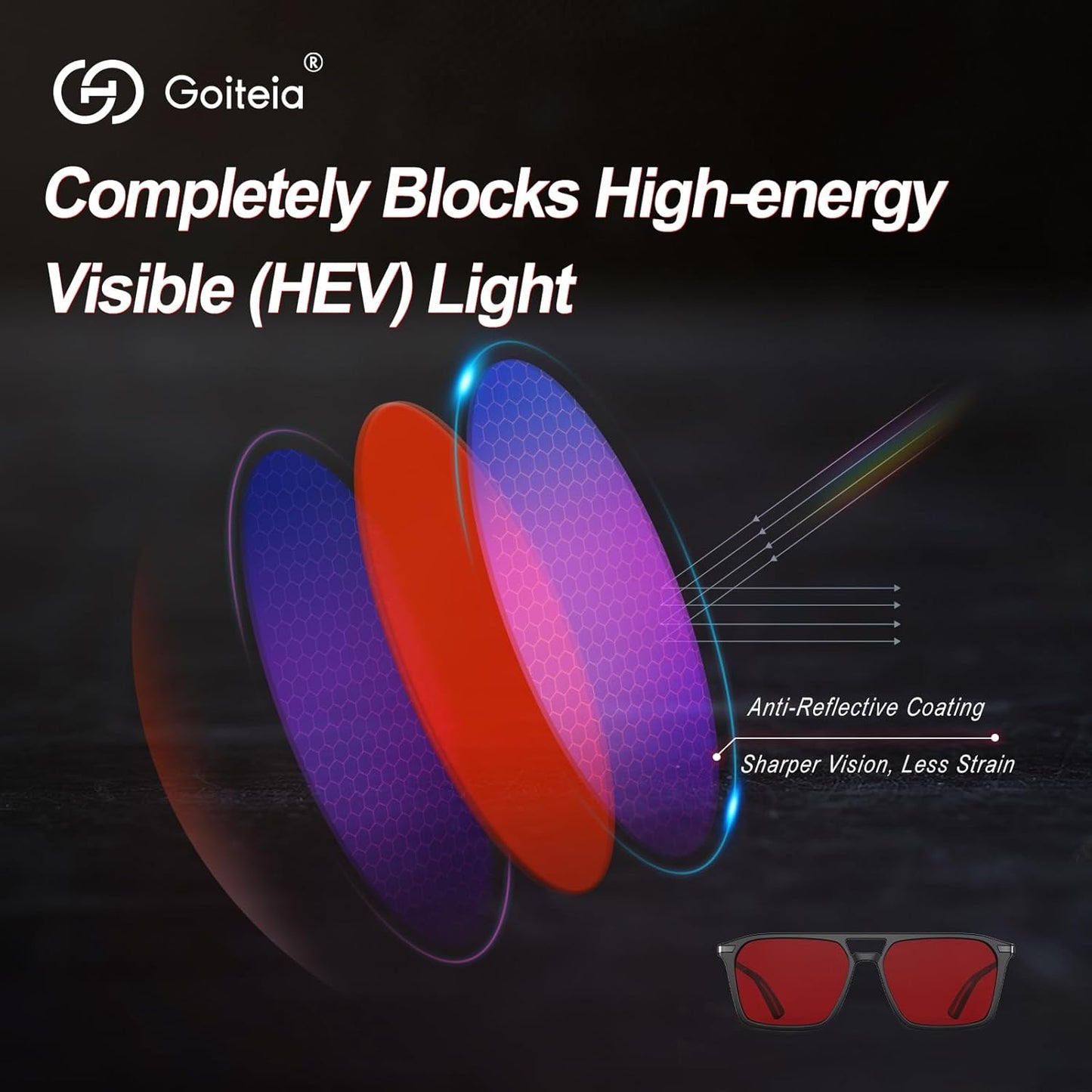 Orange Blue Light Blocking Glasses-Retro 70S Blue Light Glasses for Men Women, Easier Sleep and Migraine Relief