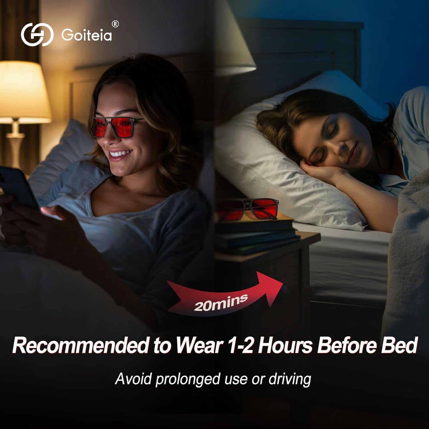 Orange Blue Light Blocking Glasses-Retro 70S Blue Light Glasses for Men Women, Easier Sleep and Migraine Relief